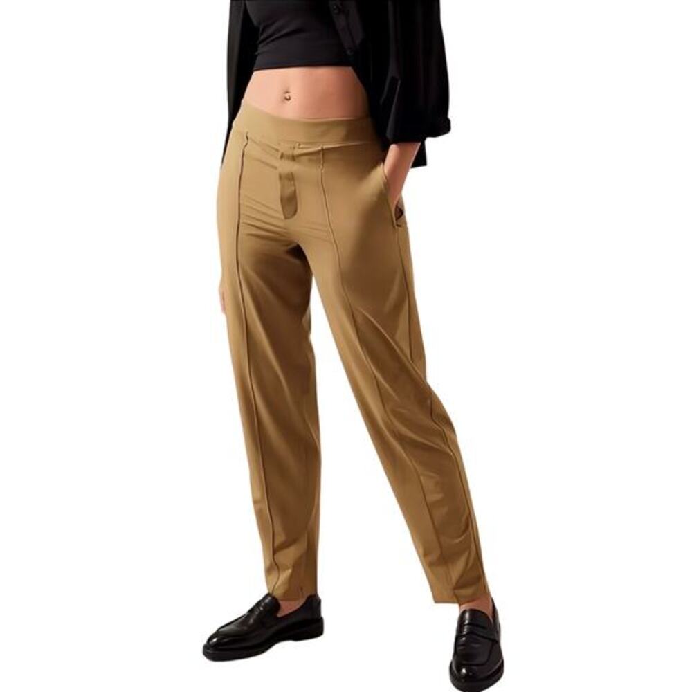 Athleta Green Brooklyn Heights Vienna Slim High Rise Pant‎ Size 8 Petite